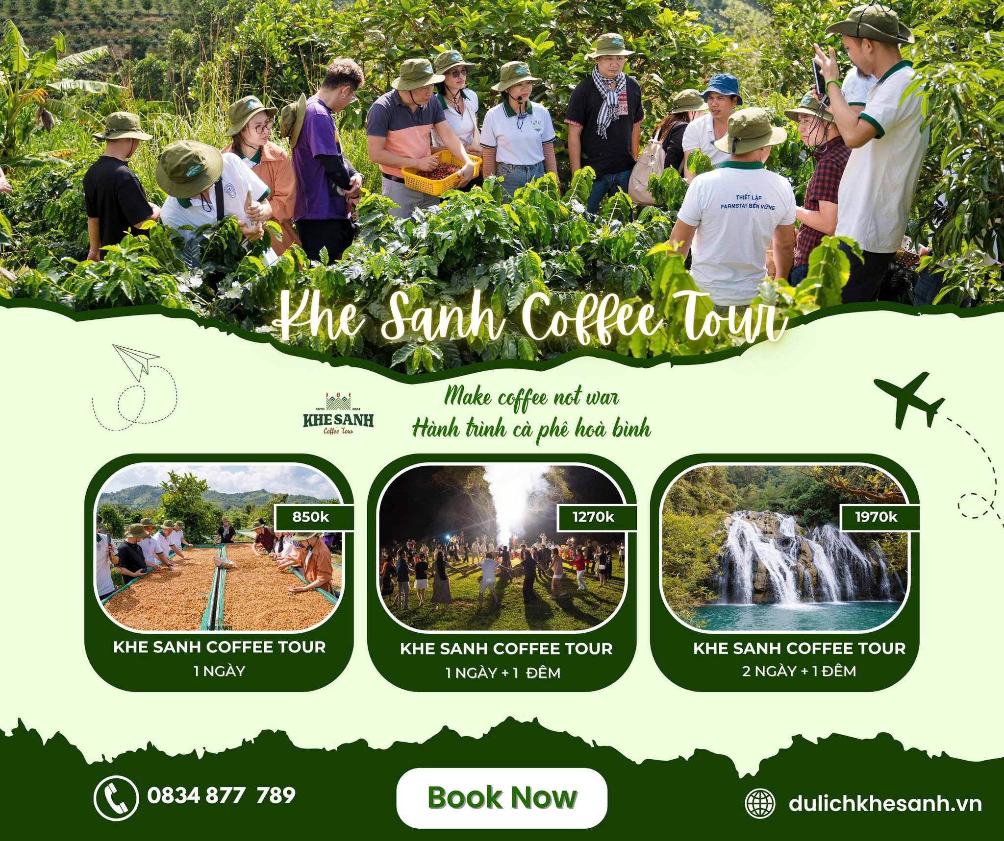HTX Du Lịch Nông Nghiệp VN - Khe Sanh Tour 2