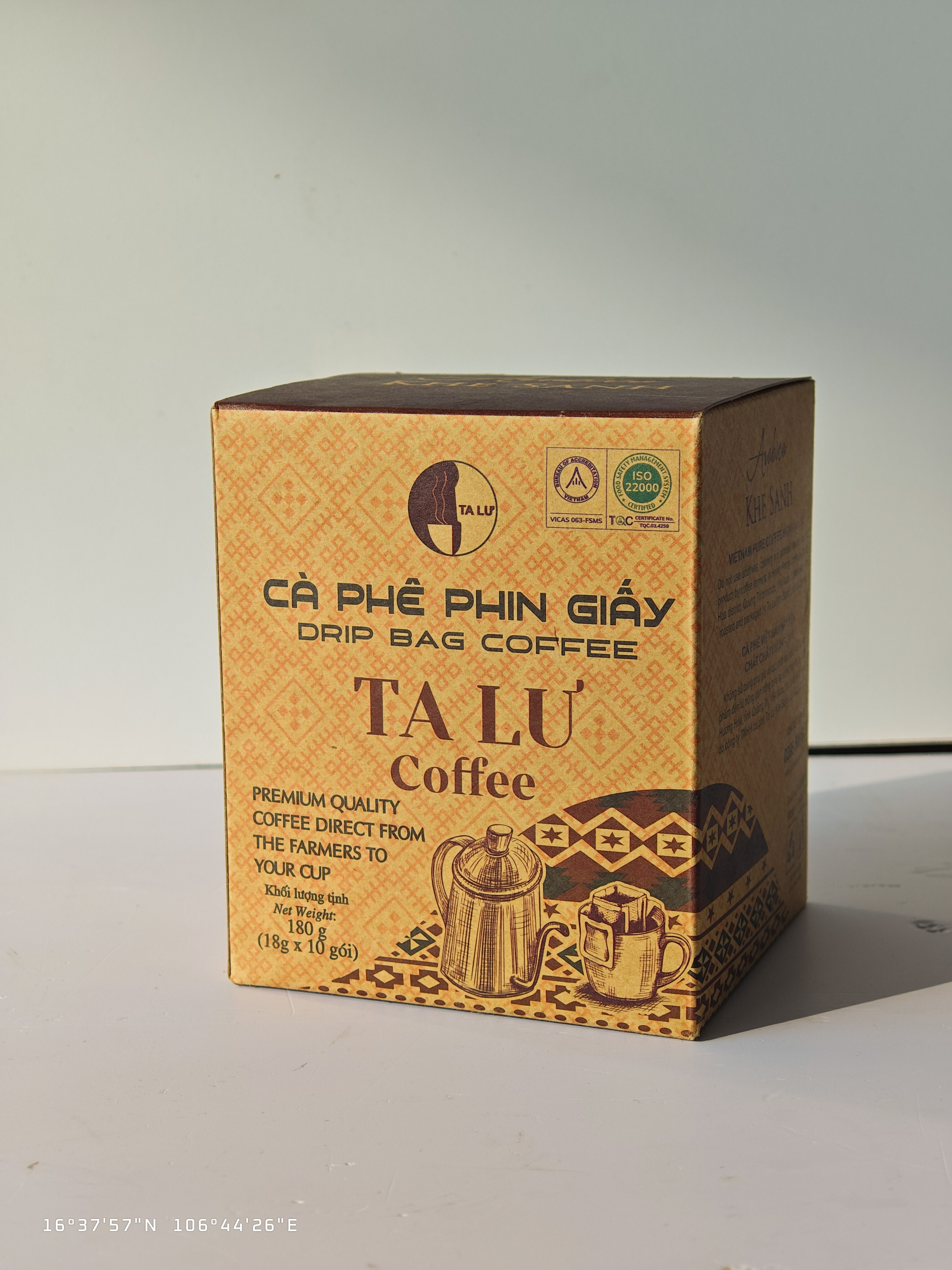 Cà Phê Phin Giấy Ta Lư (Drip Bag Coffee)