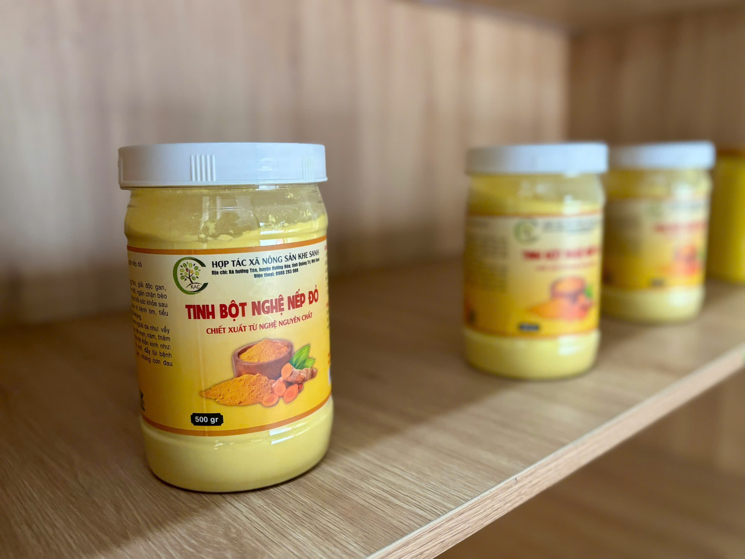 Tinh bột nghệ nếp đỏ KAC 3