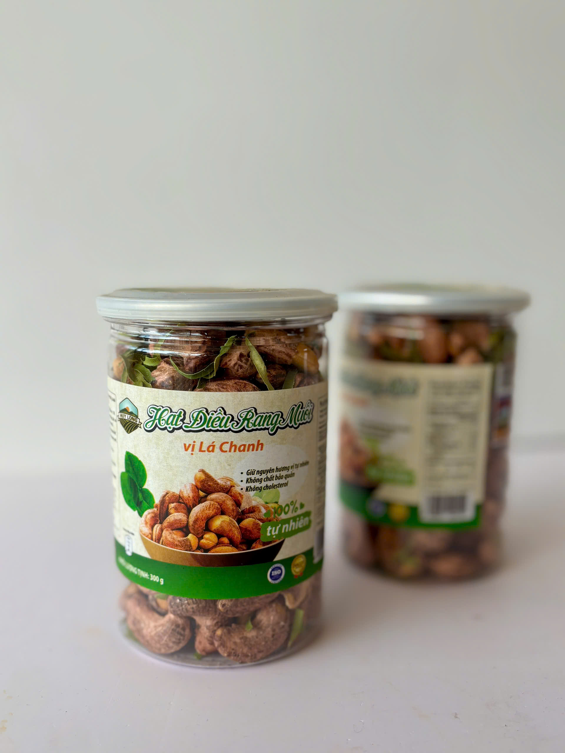 Hạt điều rang muối vị lá chanh Huy Long